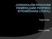 Prezentācija 'Juridiskajām personām piemērojamie piespiedu ietekmēšanas līdzekļi', 1.