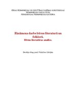 Paraugs 'Bērnu literatūras analīze', 1.