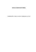 Referāts 'Uzņēmējspēju tirgus un cenu veidošanās Latvijā', 1.