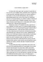 Eseja 'Komercdarbība vai algots darbs?', 1.