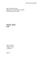 Referāts 'Elektrotehnikas pamati. Studiju darbs', 1.
