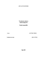 Referāts 'Terciālais sektors - aviotransports', 1.