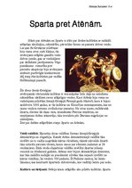 Konspekts 'Sparta pret Atēnām', 1.