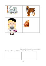 Diplomdarbs 'Daiļliteratūra un folklora vecākā pirmsskolas vecuma bērnu vārdu krājuma paplaši', 72.