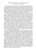 Eseja 'Kādi faktori rada iespējamību demokrātijai pāraugt autoritārismā vai totalitāris', 1.