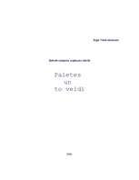 Referāts 'Paletes un to veidi', 1.