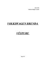 Referāts 'Zīmola "Volkswagen" vēsture', 1.