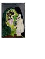 Konspekts 'Gleznas analīze. Pablo Pikaso "Raudošā sieviete"', 3.