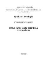 Diplomdarbs 'Dzīvojamo māju tehniskā apsekošana', 1.