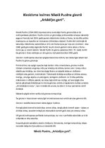 Konspekts 'Klasicisma iezīmes Nikolā Pusēna gleznā "Arkādijas gani"', 1.