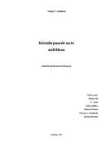 Referāts 'Kristālu pasaule un to audzēšana', 1.