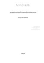 Referāts 'Georga Manceļa devums latviešu rakstības veidošanas procesā', 1.