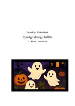 Konspekts 'Scenārijs Helovīnam "Spocīgo draugu ballīte" 1 – 4 klasei / bērnudārzam', 1.