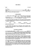 Paraugs 'Īres līgums', 1.