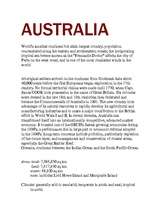 Referāts 'Australia', 1.