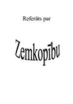 Konspekts 'Zemkopība', 1.