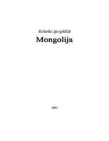 Referāts 'Mongolija', 1.