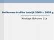 Prezentācija 'Satiksmes drošība Latvijā 2000.-2005.gadā', 1.