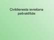 Prezentācija 'Civildienesta ieviešana pašvaldībās', 1.
