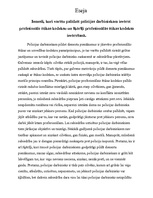 Eseja 'Iemesli, kuri varētu palīdzēt policijas darbiniekam ievērot profesionālo ētikas ', 1.