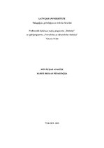 Eseja 'Skolas pedagoģija', 1.