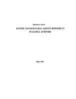 Diplomdarbs 'Dažādu socializācijas aģentu ietekme uz pusaudžu attīstību', 1.