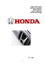 Referāts 'Auto firma "Honda"', 1.