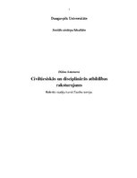 Referāts 'Civiltiesiskās un disciplinārās atbildības raksturojums', 1.