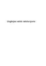 Referāts 'Ungārijas valsts raksturojums', 1.