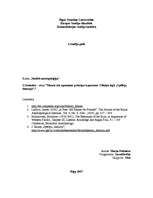 Eseja 'Mausa trīs apmaiņas principu izpausmes J.Raiņa lugā "Spēlēju dancoju"', 1.