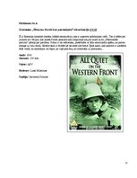 Referāts 'Vērtības kā izdzīvošanas pamats Ēriha Marijas Remarka romānā "Rietumu frontē bez', 21.