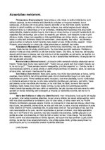 Eseja 'Aizsardzības mehānismi, piemēri', 1.