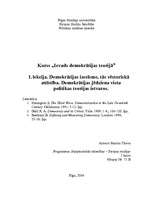 Eseja 'Demokrātijas izcelsme, tās vēsturiskā attīstība', 1.