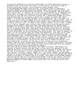 Eseja 'Analysis of Descartes', 1.