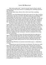 Eseja 'My Homeland Latvia', 1.