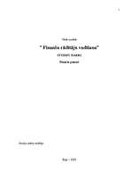 Referāts 'Finanšu rādītāju vadīšana', 1.