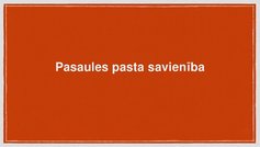 Prezentācija 'Pasaules Pasta savienība', 1.