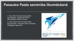 Prezentācija 'Pasaules Pasta savienība', 7.