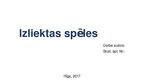 Prezentācija 'Izliektas spēles', 1.