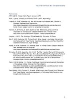 Eseja 'Three Important Success Factors for a Start-up', 5.