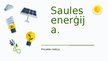 Prezentācija 'Saules enerģija', 1.