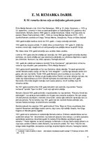 Referāts 'Ēriha Marijas Remarka grāmatu un to tulkojumu stilistisko īpatnību analīze', 4.