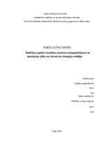 Referāts 'Drošības aspekti intubēta pacienta transportēšanai no operācijas zāles uz intens', 1.