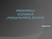 Prezentācija 'Produktivitātes jēdziens', 1.