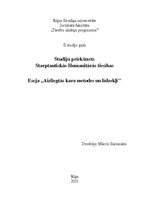 Eseja 'Neatļautie kara līdzekļi un metodes', 1.