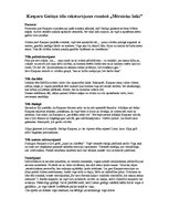 Konspekts 'Kaspara Gaitiņa tēla raksturojums romānā "Mērnieku laiki"', 1.