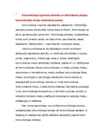 Konspekts 'Komunikācijas teorijas. Apkopojums', 1.