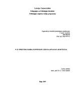 Konspekts 'Darba kontroles lokusa aptaujas adaptācija', 1.
