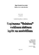 Referāts 'Uzņēmuma "Dzintars" vadīšanas sistēmas izpēte un novērtēšana', 1.