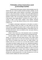 Referāts 'Psiholoģisko atziņu izmantošana manā profesionālajā darbībā', 1.